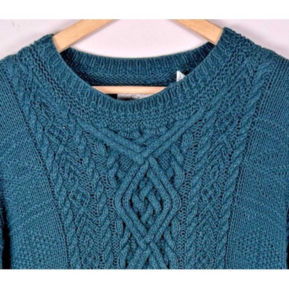 Vintage Express CIE Intl Handknitted‎ Chunky Knit Sweater Cottagecore Womens Med